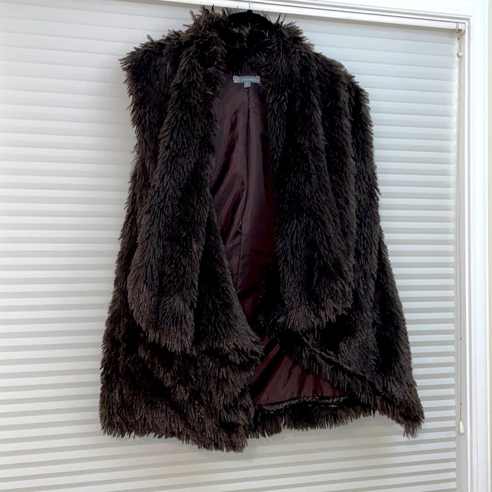 Wit & Wisdom Cascade Faux Fur Vest